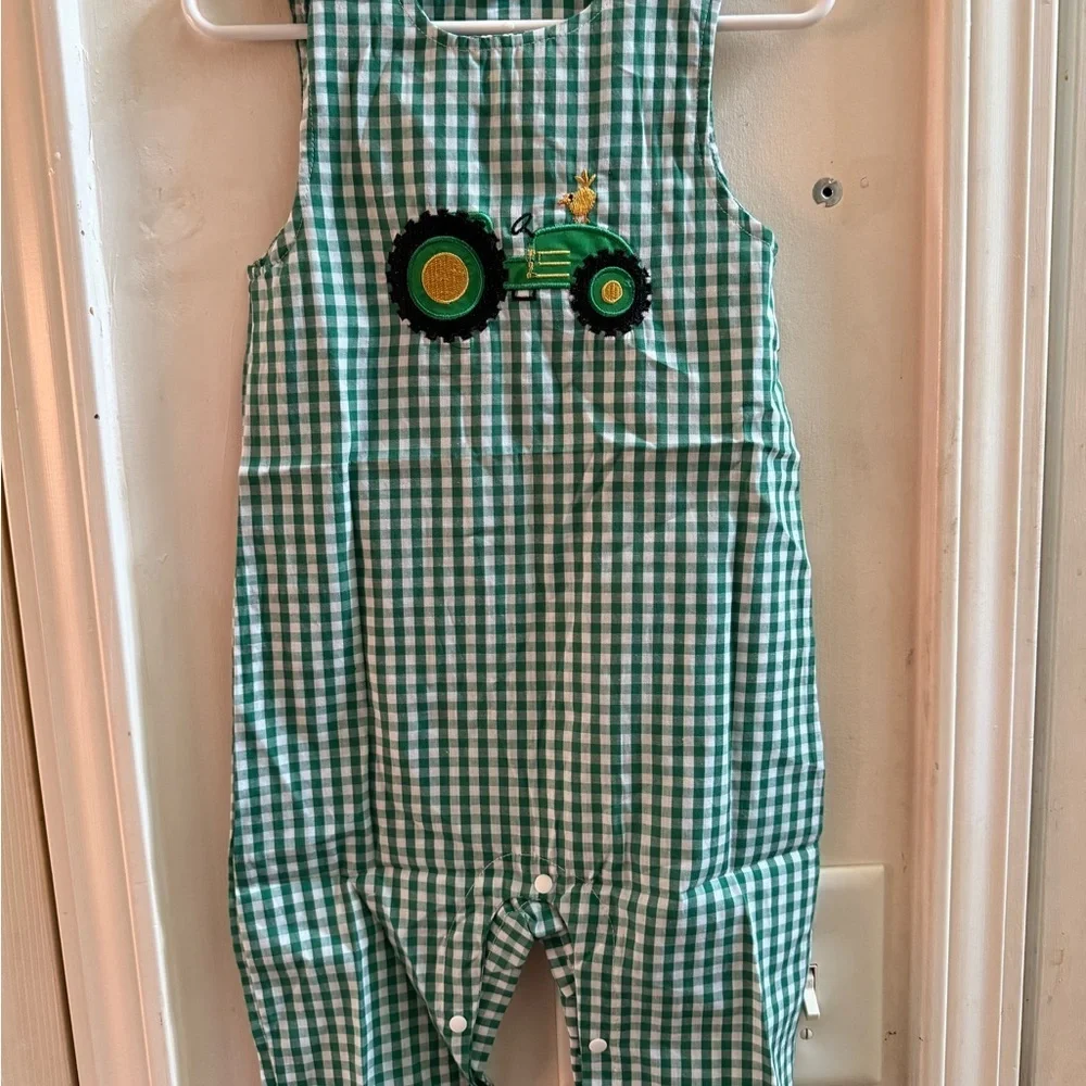 New Gingham Farm Tractor Longalls